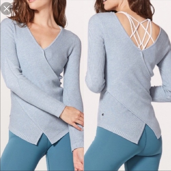 lululemon wrap it back sweater